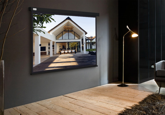 Экран Cactus 84" 128x170.7см Wallscreen CS-PSW-128X170-BK 4:3 настенно-потолочный рулонный черный