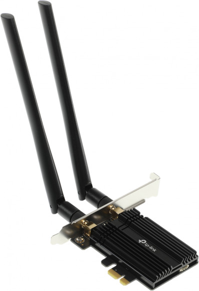 Сетевой адаптер Wi-Fi + Bluetooth TP-Link Archer TX50E AX3000 PCI Express (ант.внеш.несъем.) 2ант.