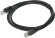 Патч-корд Buro UTP 4 пары cat.5E CCA molded 1.5м черный RJ-45 (m)-RJ-45 (m)