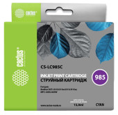 Картридж струйный Cactus CS-LC985C голубой (15мл) для Brother DCPJ315W/DCPJ515W/MFCJ265W с чипом Картридж струйный Cactus CS-LC985C голубой (15мл) для Brother DCPJ315W/DCPJ515W/MFCJ265W с чипом