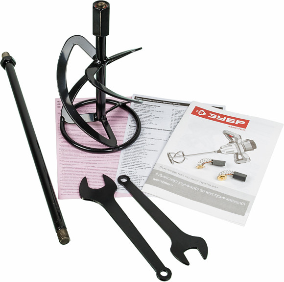 Дрель-миксер Зубр МР-1050-1 1050Вт патрон:кулачковый