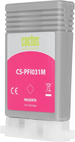 Картридж струйный Cactus CS-PFI031M PFI-031M пурп.пигм. (55мл) для Canon imagePROGRAF TM-240/340 с чипом