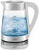 Чайник электрический Vitek VT-WK1030 1.7л. 2200Вт белый/серебристый корпус: стекло