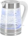Чайник электрический Vitek VT-WK1030 1.7л. 2200Вт белый/серебристый корпус: стекло
