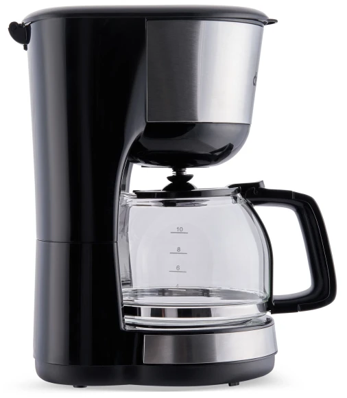 Кофеварка капельная Domfy metal DSM-CM301 1000Вт черный/серебристый