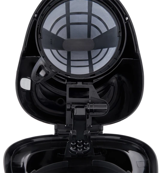 Кофеварка капельная Domfy metal DSM-CM301 1000Вт черный/серебристый