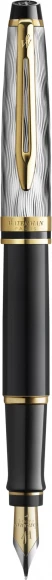 Ручка перьев. Waterman Reflections of Paris Expert DeLuxe (2200840) Black GT M подар.кор.
