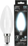 Лампа филам. Gauss Filament 5Вт цок.:E14 свеча 220B св.свеч.бел.нейт. (упак.:1шт) (103201205)