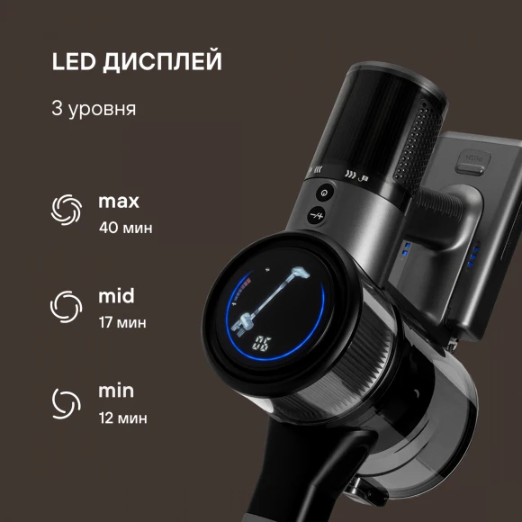 Пылесос Rondell RDE-2070 650Вт серебристый/серый Пылесос Rondell RDE-2070 650Вт серебристый/серый