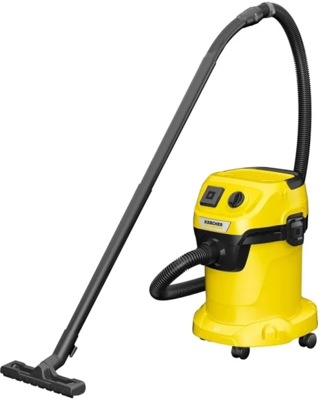 Строительный пылесос Karcher WD 3 P S V-17/4/20 1000Вт (уборка: сухая/сбор воды) желтый