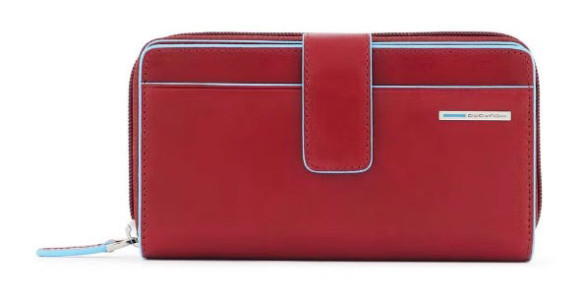 Кошелек женский Piquadro Blue Square PD1354B2R/R красный натур.кожа Кошелек женский Piquadro Blue Square PD1354B2R/R красный натур.кожа