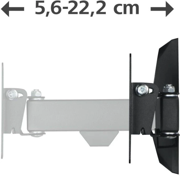 Кронштейн для телевизора Hama 00220820 черный 10"-26" макс.15кг настенный поворот и наклон Кронштейн для телевизора Hama 00220820 черный 10"-26" макс.15кг настенный поворот и наклон