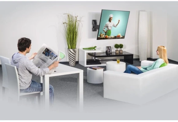 Кронштейн для телевизора Hama 00220820 черный 10"-26" макс.15кг настенный поворот и наклон Кронштейн для телевизора Hama 00220820 черный 10"-26" макс.15кг настенный поворот и наклон