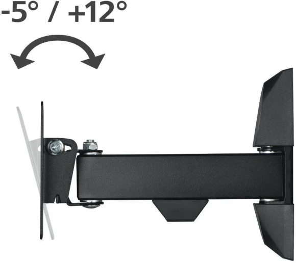 Кронштейн для телевизора Hama 00220820 черный 10"-26" макс.15кг настенный поворот и наклон Кронштейн для телевизора Hama 00220820 черный 10"-26" макс.15кг настенный поворот и наклон