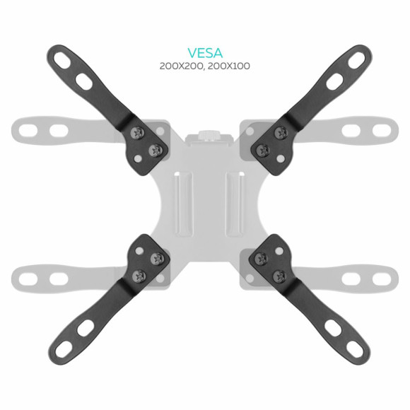 Кронштейн-адаптер для мониторов Onkron A2G черный макс.1.8кг настольный Кронштейн-адаптер для мониторов Onkron A2G черный макс.1.8кг настольный