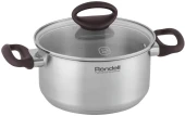 Кастрюля Rondell Tierno RDS-1592 2.8л. d=20см (с крышкой) стальной