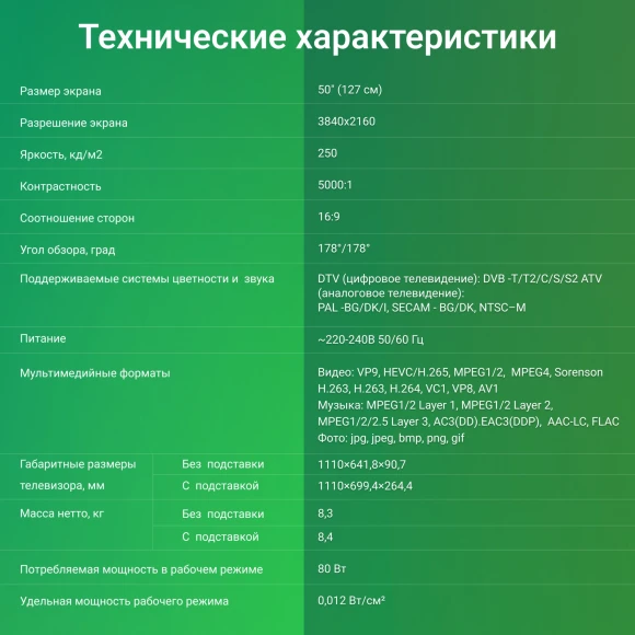 Телевизор LED Digma 50" DM-LED50UBB41 Android TV Frameless Metal темно-серебристый/серебристый 4K Ultra HD 60Hz DVB-T DVB-T2 DVB-C DVB-S DVB-S2 USB WiFi Smart TV Телевизор LED Digma 50" DM-LED50UBB41 Android TV Frameless Metal темно-серебристый/серебристый 4K Ultra HD 60Hz DVB-T DVB-T2 DVB-C DVB-S DVB-S2 USB WiFi Smart TV