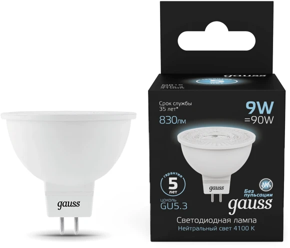 Лампа светодиодная Gauss Filament 102902112 12Вт цок.:E27 груша 185B св.свеч.бел.теп. грушевидная (упак.:10шт)