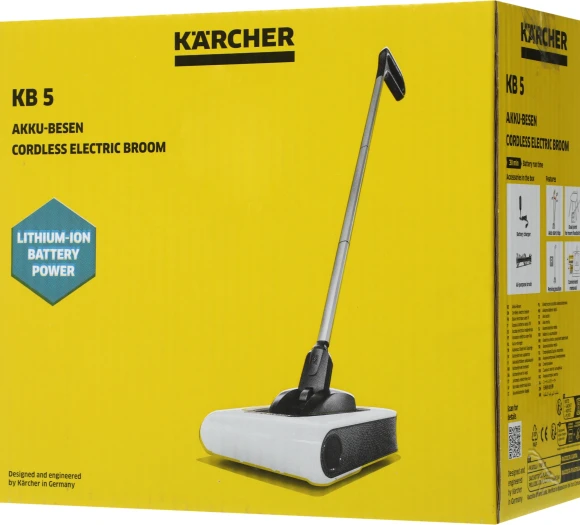 Пылесос-электровеник Karcher KB 5 650Вт белый Пылесос-электровеник Karcher KB 5 650Вт белый