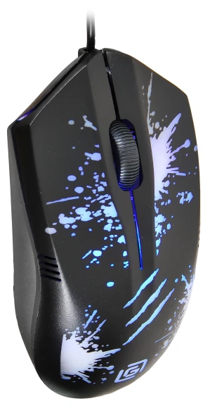 Мышь Оклик 399M STIGMA черный оптическая 1200dpi USB для ноутбука 3but (1175321)