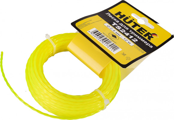 Леска для садовых триммеров Huter TS2412 d=2.4мм L=12м для GGT-800S(T)/1000S(T)/1300S(T)/1500S(T) (71/2/13)