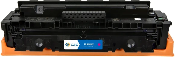 Картридж лазерный G&G GG-W2033X 415X пурпурный (6000стр.) для HP LJ M454/MFP M479 Картридж лазерный G&G GG-W2033X 415X пурпурный (6000стр.) для HP LJ M454/MFP M479