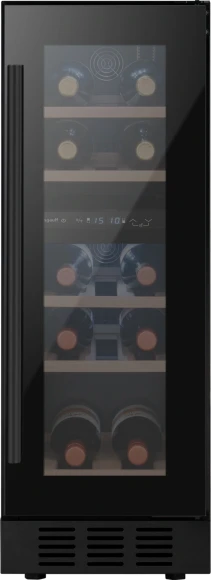 Винный шкаф Weissgauff WWCI-16 DB DualZone 1-нокамерн. черный глянц. (438723) Винный шкаф Weissgauff WWCI-16 DB DualZone 1-нокамерн. черный глянц. (438723)