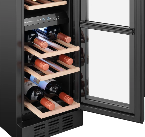 Винный шкаф Weissgauff WWCI-16 DB DualZone 1-нокамерн. черный глянц. (438723) Винный шкаф Weissgauff WWCI-16 DB DualZone 1-нокамерн. черный глянц. (438723)