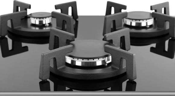 Газовая варочная поверхность Weissgauff HG 453 BGV черный