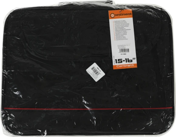 Сумка для ноутбука 15.6" Continent CC-100 BK черный/красный полиэстер Сумка для ноутбука 15.6" Continent CC-100 BK черный/красный полиэстер