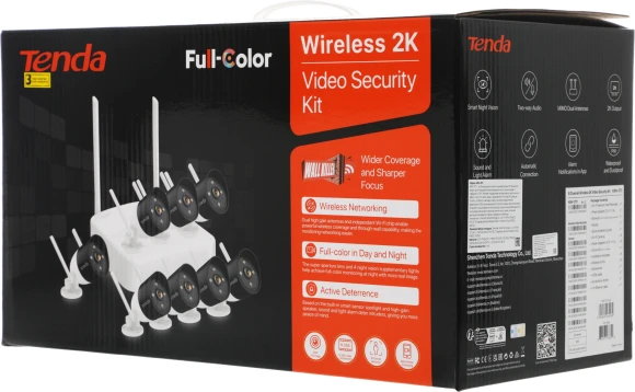 Комплект видеонаблюдения Tenda K8P-4CR