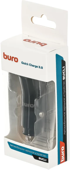 Автомобильное зар./устр. Buro BUCL1 18W 3A (QC) USB-A универсальное черный (BUCL18P100BK) Автомобильное зар./устр. Buro BUCL1 18W 3A (QC) USB-A универсальное черный (BUCL18P100BK)