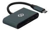 Устройство чтения карт памяти USB Type-C Digma CR-CA2512-G серый Устройство чтения карт памяти USB Type-C Digma CR-CA2512-G серый