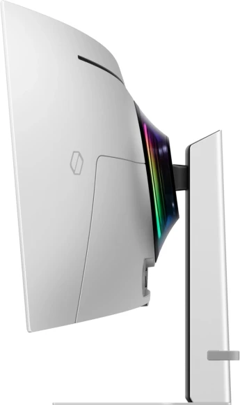 Монитор Samsung 49" Odyssey OLED G9 S49DG932SIXCI серебристый OLED LED 32:9 HDMI полуматовая HAS 250cd 178гр/178гр 5120x1440 240Hz FreeSync Premium Pro DP USB 12.9кг