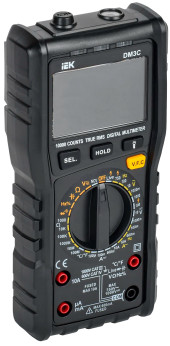 Мультиметр IEK ARMA2L 5 DM3C цифровой черный (A2L5-DM13-03) Мультиметр IEK ARMA2L 5 DM3C цифровой черный (A2L5-DM13-03)