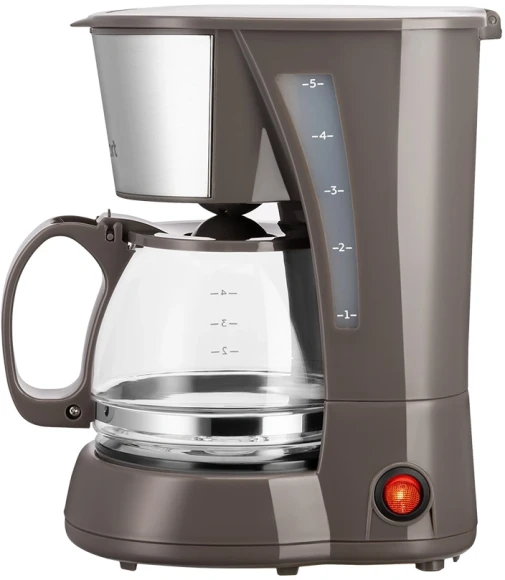 Кофеварка капельная Kitfort КТ-7395 650Вт коричневый/серебристый