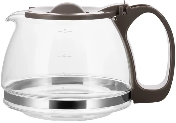 Кофеварка капельная Kitfort КТ-7395 650Вт коричневый/серебристый