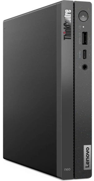 Неттоп Lenovo ThinkCentre Neo 50q Gen 4 i3 1215U (1.2) 8Gb SSD256Gb UHDG без ОС GbitEth WiFi BT 65W kb мышь клавиатура черный (12LN0028RU)