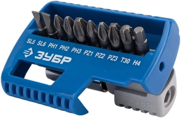 Набор бит Зубр 26050-H11 (11пред.) для шуруповертов Набор бит Зубр 26050-H11 (11пред.) для шуруповертов