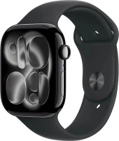 Смарт-часы Apple Watch Series 11 A3333 46мм OLED корп.черный Sport Band рем.черный разм.брасл.:S/M (MEUW4LW/A) Смарт-часы Apple Watch Series 11 A3333 46мм OLED корп.черный Sport Band рем.черный разм.брасл.:S/M (MEUW4LW/A)