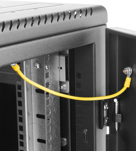Шкаф серверный ЦМО (ШТК-М-42.6.10-1ААА-9005) напольный 42U 600x1000мм пер.дв.стекл задн.дв.стал.лист 2 бок.пан. направл.под закл.гайки 1010кг черный 855мм 133кг 180град. 2030мм IP20