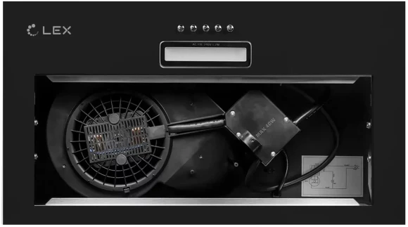 Вытяжка встраиваемая Lex GS Bloc LIGHT 600 черный управление: кнопочное (1 мотор) Вытяжка встраиваемая Lex GS Bloc LIGHT 600 черный управление: кнопочное (1 мотор)
