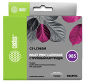 Картридж струйный Cactus CS-LC985M пурпурный (15мл) для Brother DCPJ315W/DCPJ515W/MFCJ265W с чипом Картридж струйный Cactus CS-LC985M пурпурный (15мл) для Brother DCPJ315W/DCPJ515W/MFCJ265W с чипом