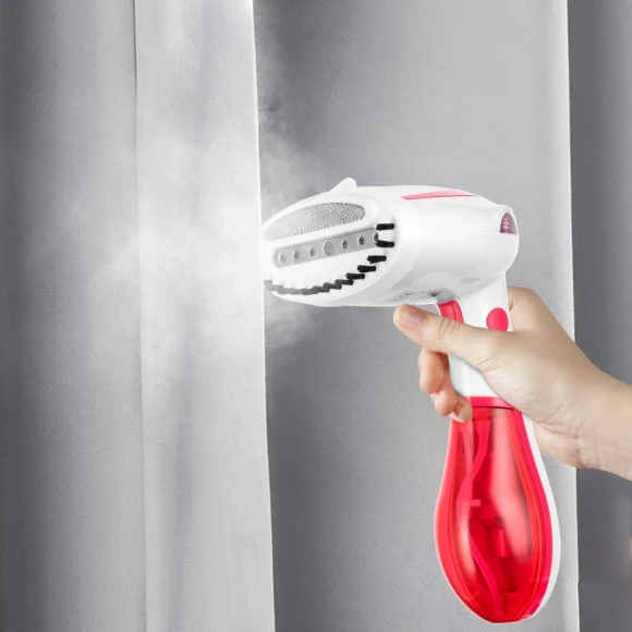 Отпариватель ручной Kitfort КТ-9192-1 1300Вт белый/малиновый Отпариватель ручной Kitfort КТ-9192-1 1300Вт белый/малиновый