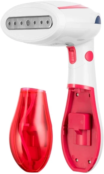 Отпариватель ручной Kitfort КТ-9192-1 1300Вт белый/малиновый Отпариватель ручной Kitfort КТ-9192-1 1300Вт белый/малиновый