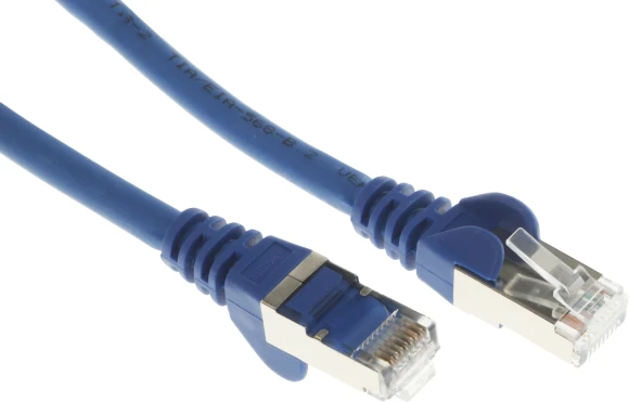 Патч-корд Lanmaster LAN-PC45/S6-0.5-BL FTP RJ-45 вил.-вилка RJ-45 кат.6 0.5м синий LSZH (уп.:1шт)
