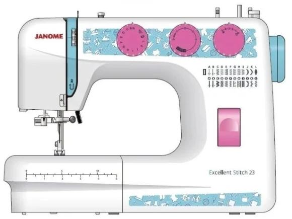 Швейная машина Janome Excellent Stitch 23 белый Швейная машина Janome Excellent Stitch 23 белый