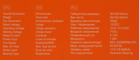 Устройство охлаждения(кулер) ID-Cooling DK-19 PWM Soc-1700/1851 черный 4-pin 14-26dB Al 95W 340gr Ret
