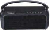 Колонка порт. Hyundai H-PS1007 черный 60W 2.0 BT 10м 2600mAh