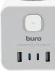 Сетевой удлинитель Buro BU-PTE4.1UC-W 1.5м (4 розетки) белый (коробка)